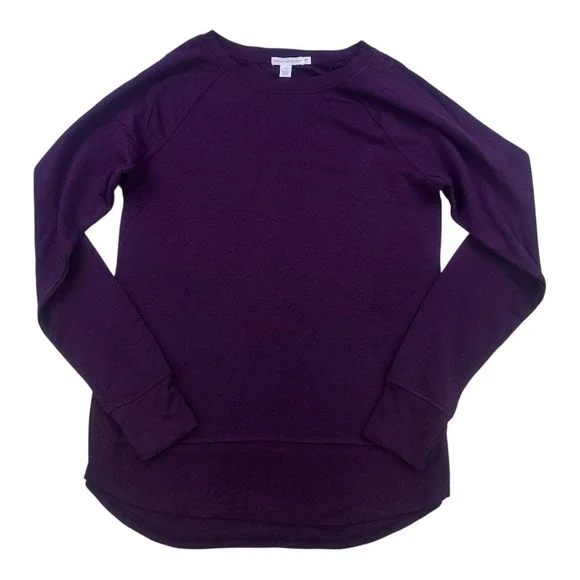 Threads 4 Thought Plum Fleece Lined Crewneck Sweatshirt XS NWT - Picture 15 of 16